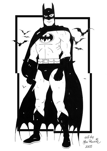 Batman in bianco & nero