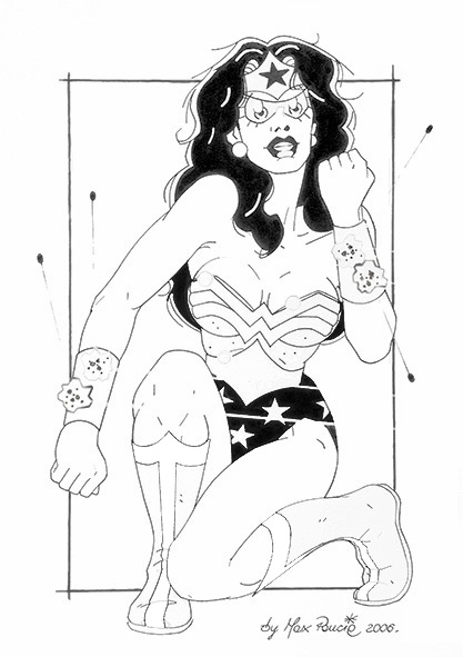 Wonder Woman in bianco & nero